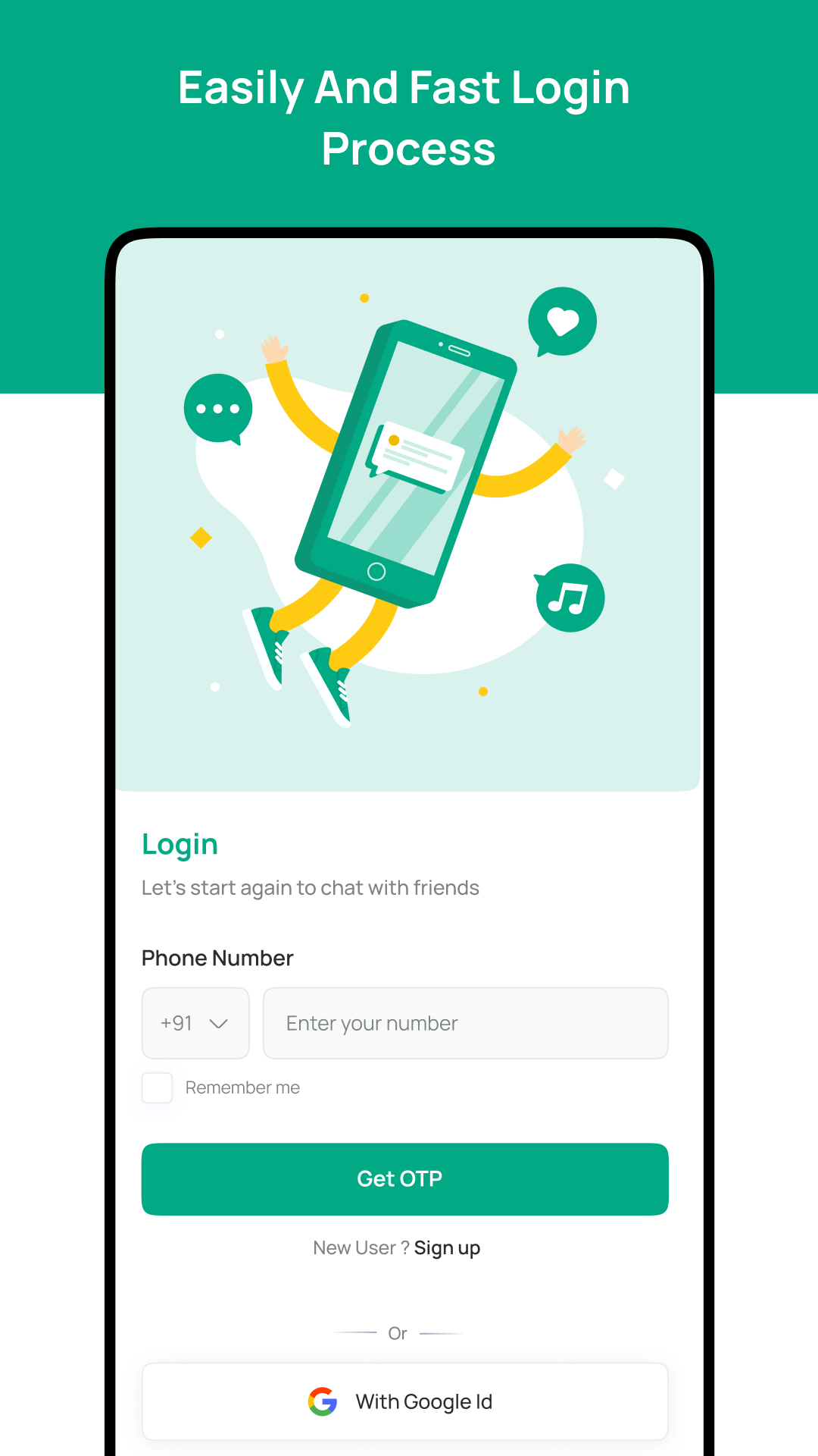 Easily And Fast Login Process